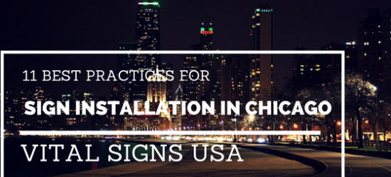 sign installation chicago
