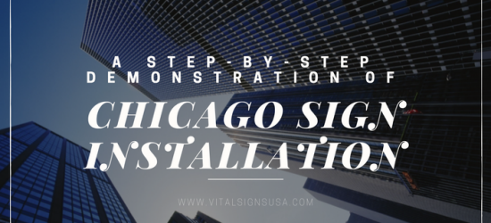 sign installation Chicago