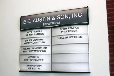 Interior Directory Signs in Elmhurst IL