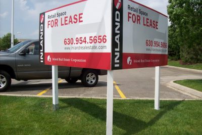 Commercial Real Estate Signs | Elmhurst | Naperville | Oak Brook | Lombard | Chicago IL