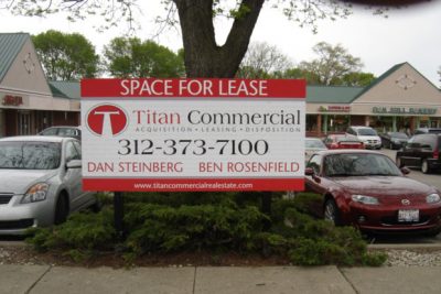 Commercial Space for Lease Signs Chicago IL