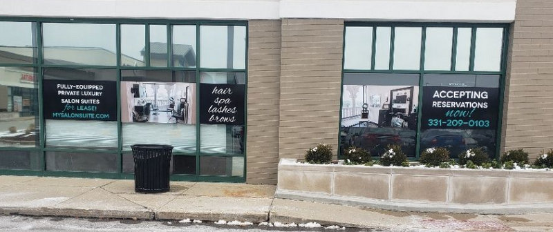 Space for lease window graphics in Chicago IL