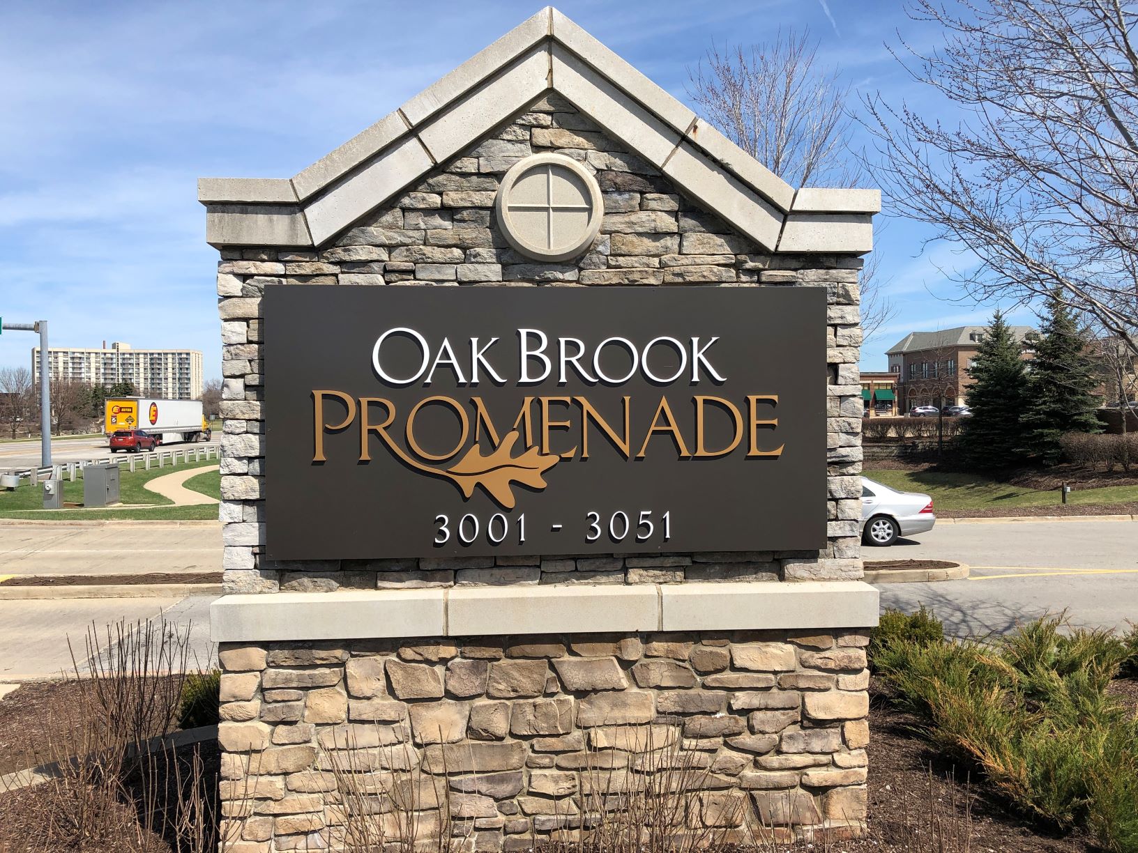Monument Sign Refurbishing in Oak Brook IL