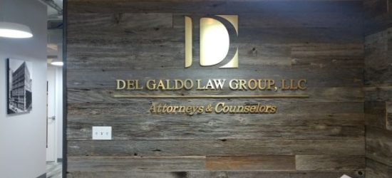 3D Letter brushed metal lobby signs in Chicago IL