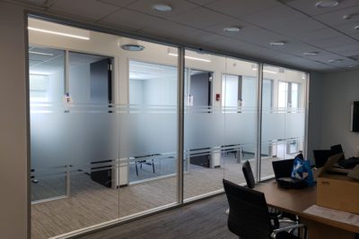 Frosted Window Graphics for Conference Rooms in Rosemont IL