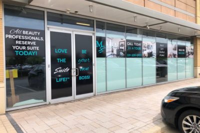 For Lease Window Graphics in Oak Brook IL