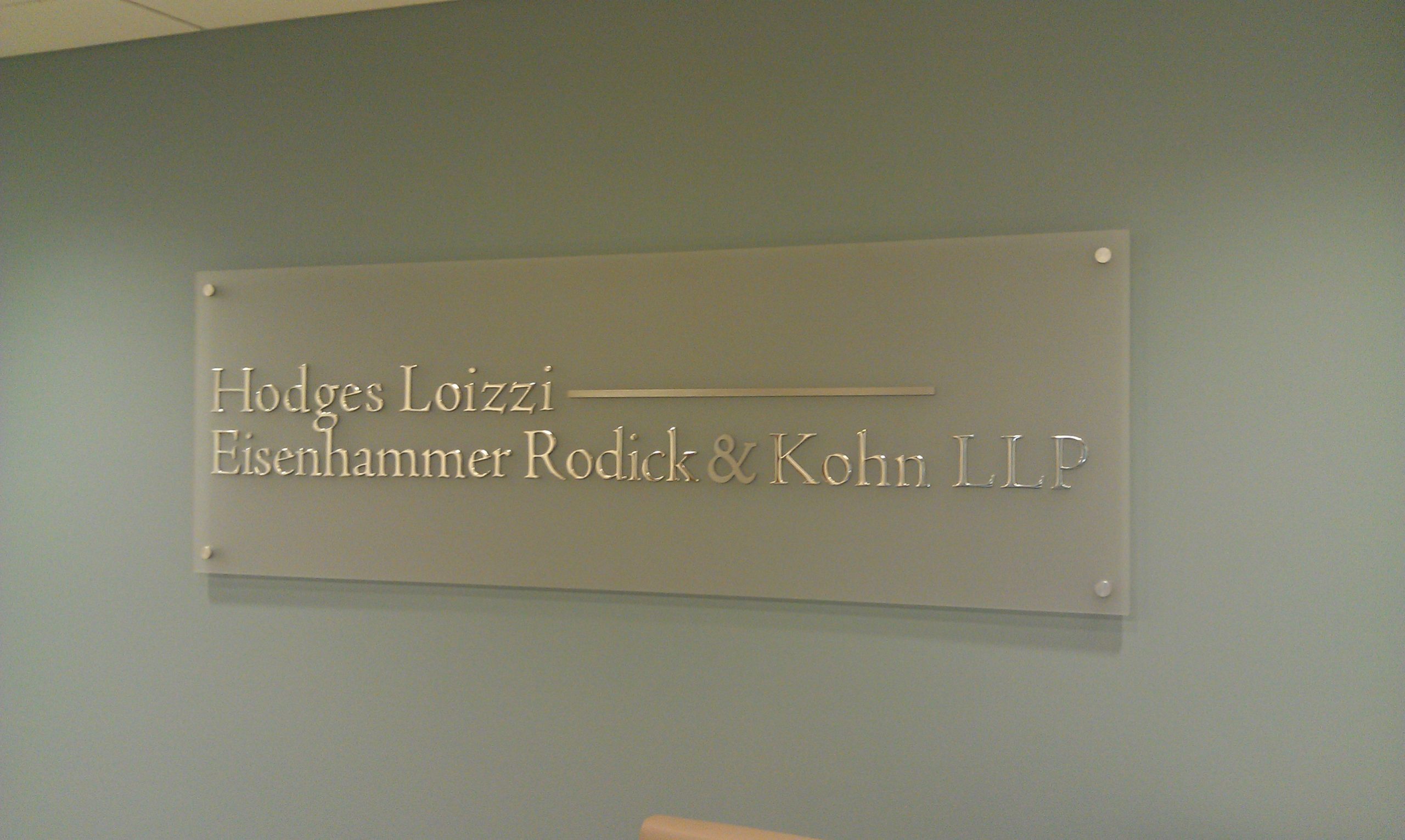 Acrylic Panel Lobby Signs in Oak Brook IL